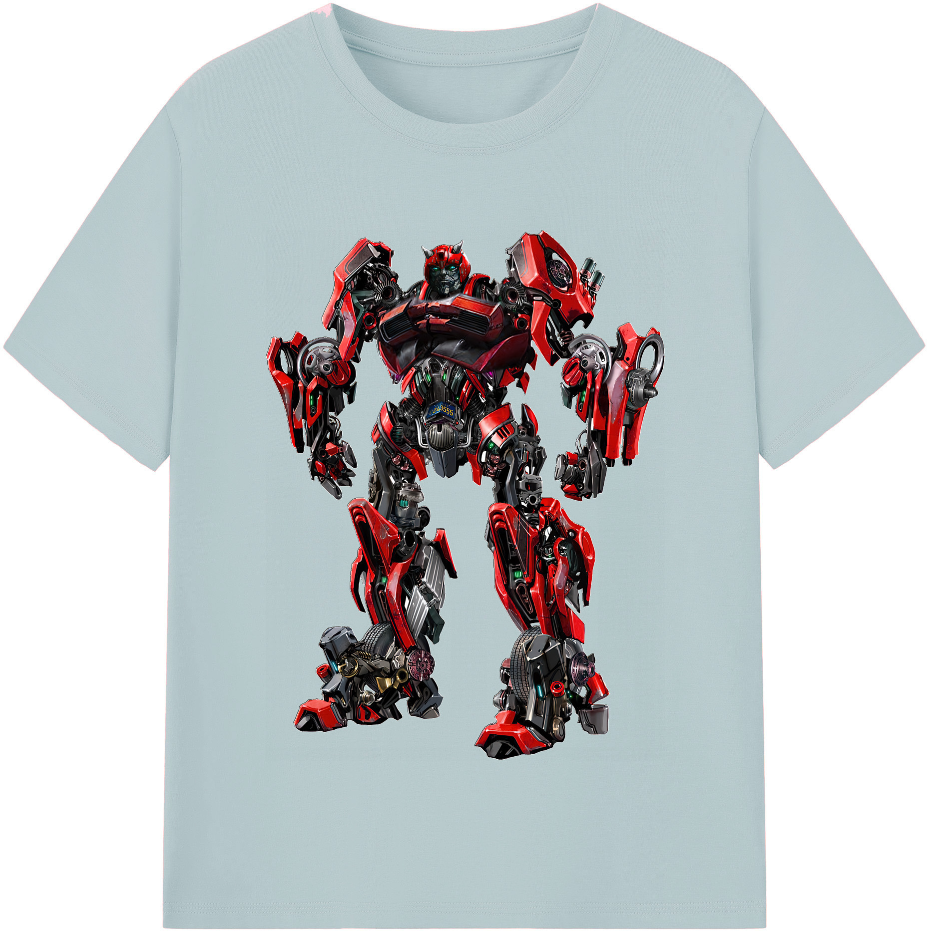 （画像用） Transformers トランスフォーマー 綿100％半袖Tシャツ（フロントプリント）